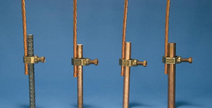 Pince De Terre En Bronze Pour Tiges De 5/8-3/4 Pouce -, Doe-het-zelf en Bouw, Elektriciteit en Kabels, Verzenden