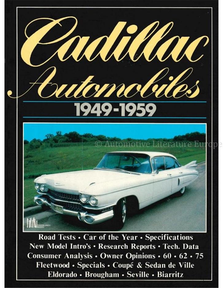 CADILLAC AUTOMOBILES 1949-1959 (BROOKLANDS), Livres, Autos | Livres