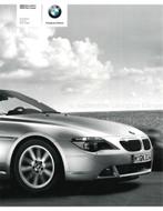 2007 BMW 6 SERIE COUPÉ & CABRIO PRICELIJST DUITS, Nieuw