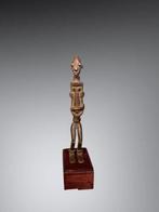 Petit Bronze Dogon - Man met gekruiste armen - Dogon - Mali, Antiquités & Art