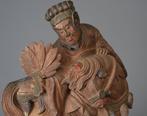 Beeld van Shoriken  (Zhongli Quan) - Polychroom hout,