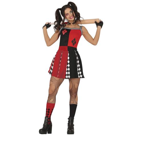 Harkelijn Halloween Kostuum Dames Cheerleader, Kleding | Dames, Carnavalskleding en Feestkleding, Nieuw, Verzenden