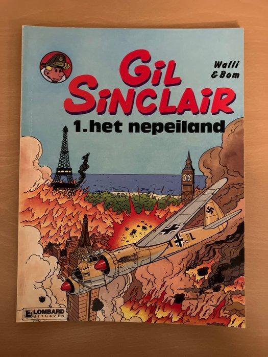 Gil Sinclair 1 - Het nepeiland - opdrachtekening - 1 Album -, Livres, BD