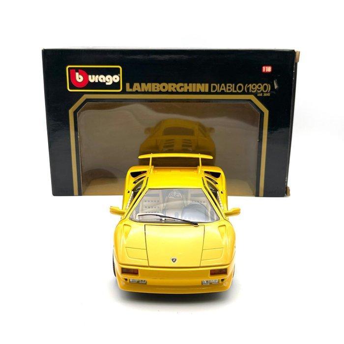 Bburago 1:18 - Modelauto - Lamborghini Diablo - 1990, Hobby en Vrije tijd, Modelauto's | 1:5 tot 1:12