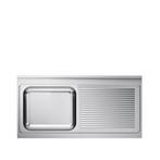 Spoeltafelblad 1200x600x40 mm | 1x links, Doe-het-zelf en Bouw, Verzenden, Nieuw