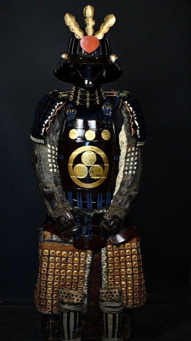 Yoroi volzet Samurai-harnas - Koper, Zijde, ijzer - Japan -, Antiek en Kunst, Antiek | Overige Antiek