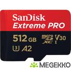 SanDisk Extreme PRO 512GB MicroSDXC Geheugenkaart, Verzenden, Nieuw