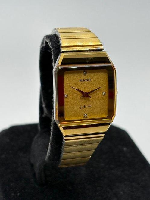 Rado - Jubile 4 Diamonds 0.03 Carat - Zonder Minimumprijs -, Handtassen en Accessoires, Horloges | Heren