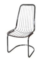 Designstuhl – Verchromter Freischwinger – Drahtkonstruktion, Huis en Inrichting, Nieuw