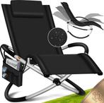 Ligbed - Ligstoel - Zonnebed - Relaxstoel - Zwart - KESSER®, Tuin en Terras, Verzenden, Nieuw