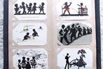 Fantasie - Silhouetten in album - Ansichtkaart (96) -, Gelopen