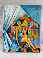 Z. Volkov (XX-XXI) - Sulla Terrazza Blu, Antiek en Kunst