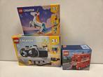 Lego Set - Creator - Creator sets: Camera 31147, London Bus, Nieuw