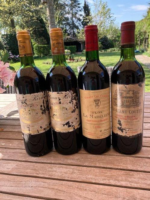 1986 Chateau Madeleine, 1982 Chateau Coutet & 1984 x2, Verzamelen, Wijnen