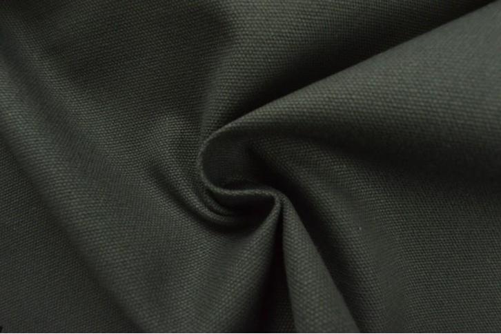 10 meter canvas stof - donkergrijs - Katoenen stof, Hobby en Vrije tijd, Stoffen en Lappen, 120 cm of meer, 200 cm of meer, Grijs