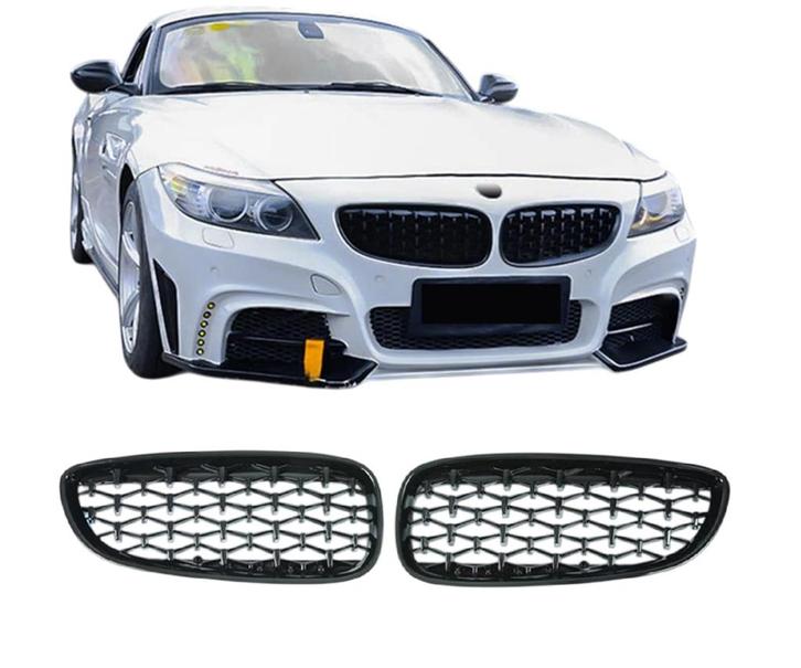 Grillen set | Nieren | BMW Z4 Coupe | 2009–2016 | Glanzend z, Auto-onderdelen, Carrosserie, Nieuw, BMW, Verzenden