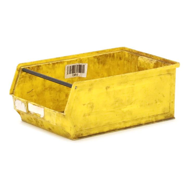 Gebruikte Magazijnbak kunststof met grijpopening stapelbaar, Doe-het-zelf en Bouw, Kratten en Dozen, Gebruikt, Ophalen of Verzenden