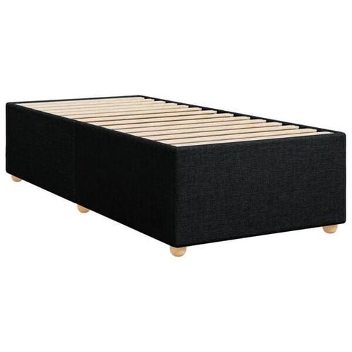 Bedframe 80x200 Zwart Stof - Retour Deal! -35%, Huis en Inrichting, Slaapkamer | Bedden, Nieuw, Verzenden