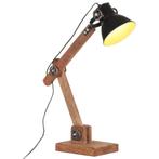 vidaXL Bureaulamp industrieel rond E27 58x18x90 cm zwart, Verzenden, Nieuw