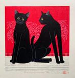 Black cats (invite) - Hand-signed by artist and numbered, Antiek en Kunst
