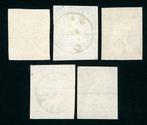 Zwitserland 1854 - Bundespost - Lot mit gestempelten 5 Rp,, Postzegels en Munten, Gestempeld