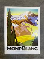 Monsieur Z - Affiche de Tourisme Mont-Blanc - Les Alpes, La, Antiquités & Art