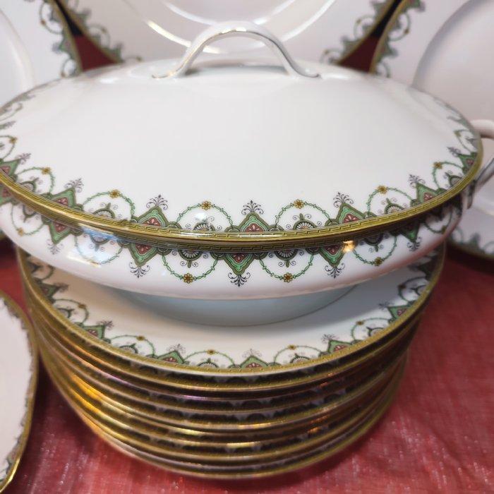 Signé A. Lanternier & Cie - Tafelservies (15) -, Antiquités & Art, Antiquités | Meubles | Tables