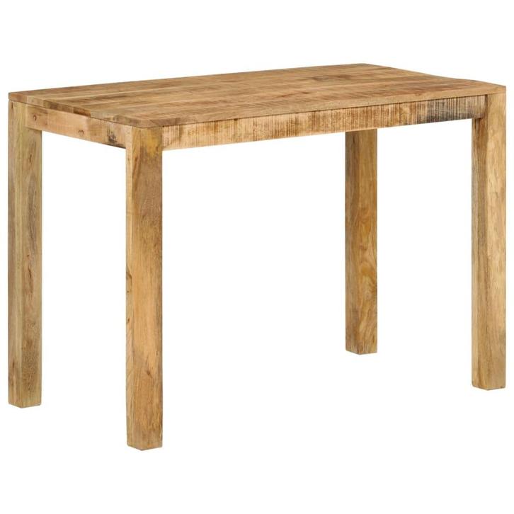 vidaXL Eettafel 110x55x76 cm massief mangohout, Huis en Inrichting, Tafels | Eettafels, Nieuw, Verzenden