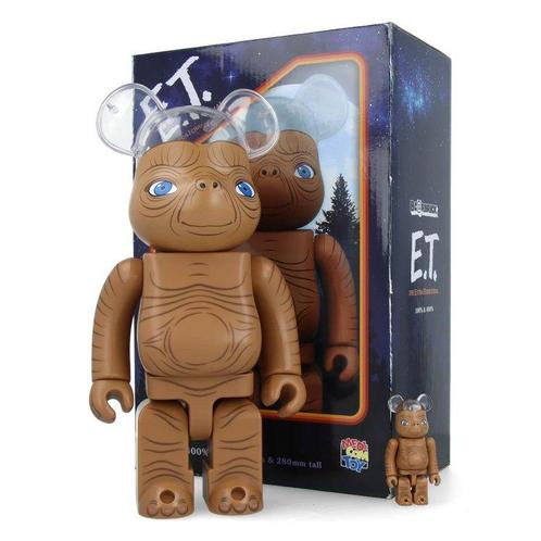 E.T. - 400% & 100% Bearbrick Set - E.T., Antiek en Kunst, Kunst | Schilderijen | Modern