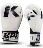 King Pro Boxing PRO/BGL-VX2 Bokshandschoenen Wit Zwart, Sport en Fitness, Boksen, Verzenden, Nieuw, Bokshandschoenen