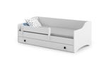 Veilig kinderbed met bedhekje - Wit - 160x80cm - Inclusie..., Kinderen en Baby's, Kinderkamer | Bedden, Ophalen of Verzenden, Nieuw