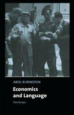 Economics and Language. Rubinstein, Ariel   ., Rubinstein, Ariel, Verzenden
