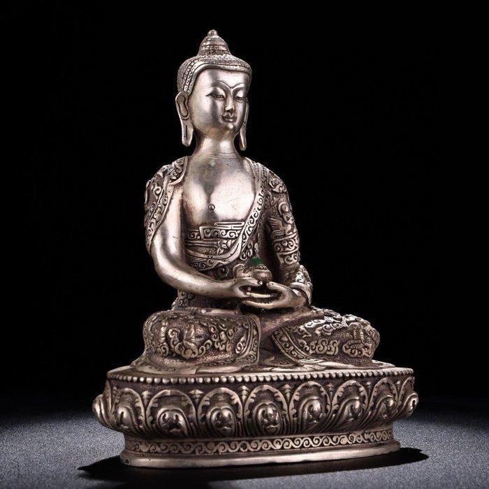 Een fraai Chinees beeld van Amitayus (Boeddha van het, Antiek en Kunst, Antiek | Overige Antiek