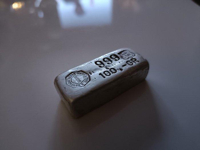 100 gram - Zilver - Drijfhout&zoon (Zonder Minimumprijs), Postzegels en Munten, Edelmetalen en Baren