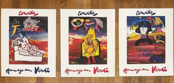Corneille (1922-2010) - Affiches Hommage compositeur, Antiquités & Art, Antiquités | Autres Antiquités