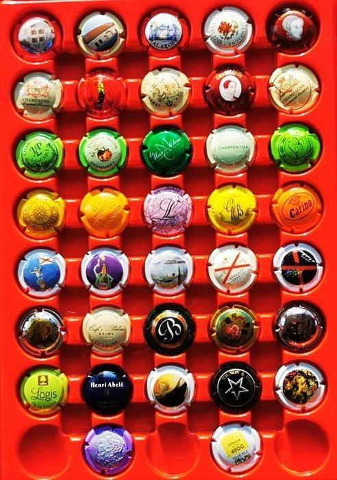 Collectie champagnecapsules - Allemaal champagne huizen,, Antiek en Kunst, Antiek | Speelgoed