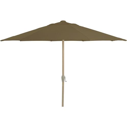 Staande parasol - taupe - diameter 3 meter - kantelbaar -, Tuin en Terras, Zonneschermen, Verzenden
