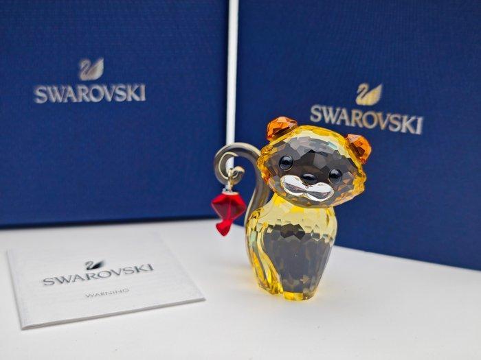 Swarovski - Beeldje, Swarovski Tiger with lucky lantern, Antiek en Kunst, Curiosa en Brocante