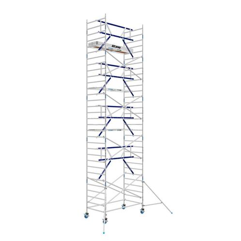 AGS Pro rolsteiger ASC 135 x 250 x 10,2wh enkelzijdig, Doe-het-zelf en Bouw, Steigers, Rolsteiger of Kamersteiger, Nieuw, 5 meter of hoger