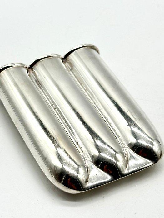 No reserve-Handgemaakte 19e eeuwse zilveren bovenzak, Antiek en Kunst, Antiek | Zilver en Goud