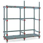 Gebruikte Stelling  B: 1820, D: 610, H: 1930 (mm) groen/rood