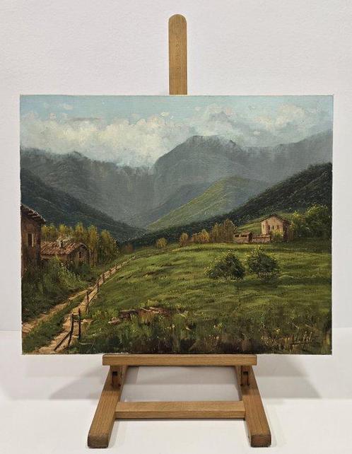 Agustí Sargatal (1935) - Camino al valle, Antiek en Kunst, Kunst | Schilderijen | Klassiek
