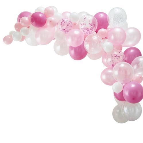 Roze Ballonnenboog DIY Set, Hobby en Vrije tijd, Feestartikelen, Nieuw, Verzenden