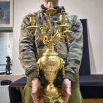 Kaarsenhouder (2) - Verguld brons - Top in het goud, Antiek en Kunst