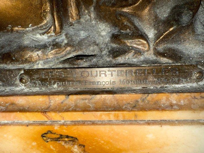 Pendule de cheminée - Antique - Laiton doré - 1850-1900, Antiquités & Art, Antiquités | Horloges