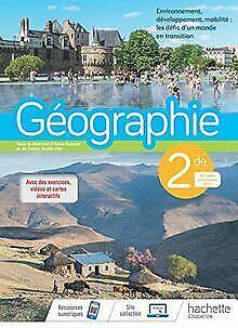 Géographie 2nde - Livre élève - Ed. 2019  Book, Livres, Livres Autre, Envoi