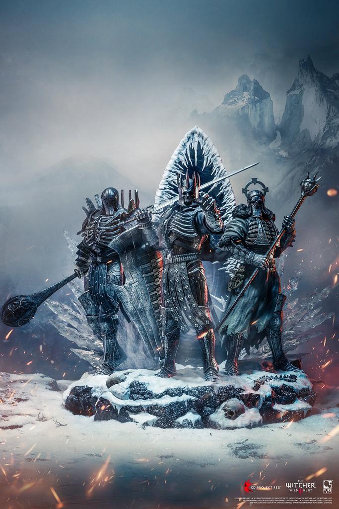 The Witcher 3 Statue 1/6 Wild Hunt Diorama 55 cm, Verzamelen, Film en Tv, Ophalen of Verzenden