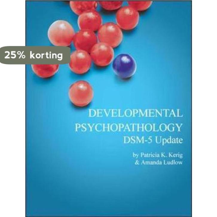 Developmental Psychopathology: DSM-5 Update Supplement, Boeken, Gezondheid, Dieet en Voeding, Zo goed als nieuw, Verzenden