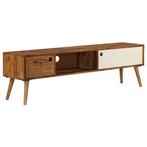 Tv-meubel Sheesham 140cm | Retour deal | -60% (tv meubel), 100 tot 150 cm, Verzenden, Nieuw, Minder dan 100 cm