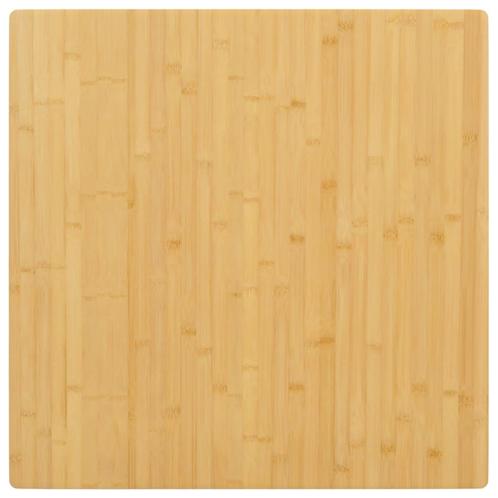 vidaXL Tafelblad 80x80x4 cm bamboe, Huis en Inrichting, Tafelonderdelen, Nieuw, Verzenden